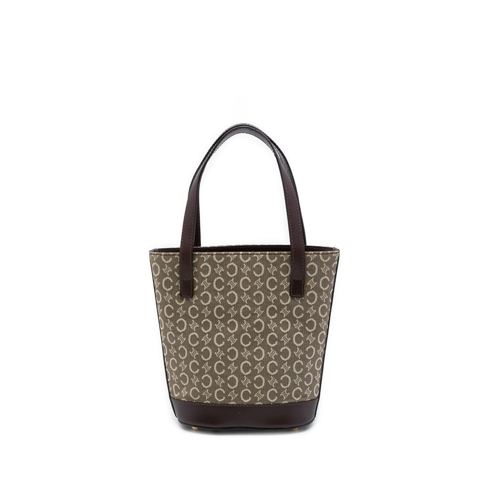 Pre-Loved Celine C Macadam Canvas Bucket Bag